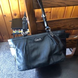 Black coach satchel